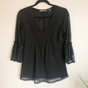 2 for $15 | 89th & Madison | Black Tunic Blouse